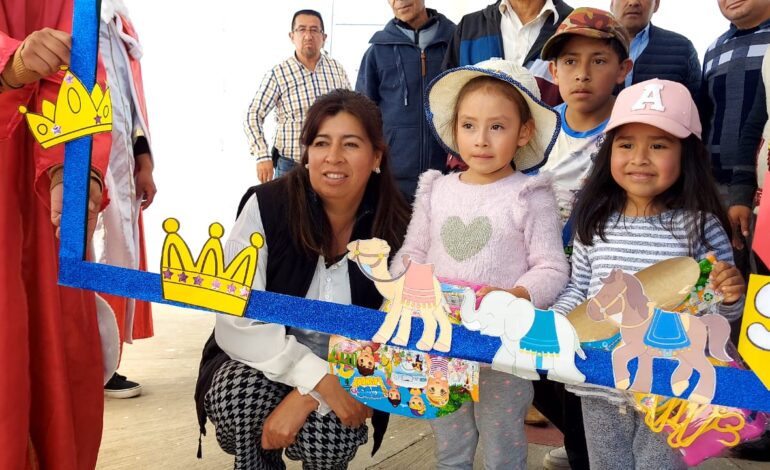 Que la ilusión y la magia de los Reyes Magos lleguen a todos los niños temoayenses: Nelly Rivera Sánchez