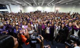 “Las mujeres somos garantía de cambio”: Delfina Gómez agradece la participación de las mujeres en la vida pública