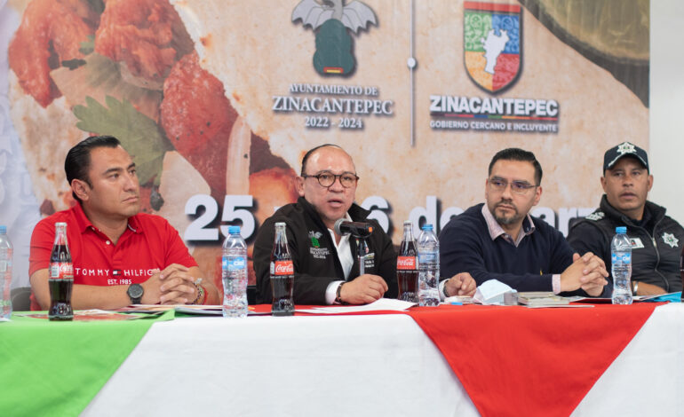 En Zinacantepec, se arma la 5ta. Feria del Taco