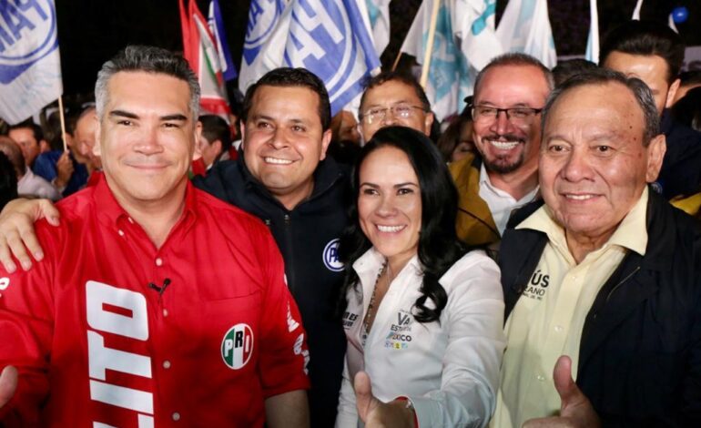 “Vamos juntos, firmes y dignos hasta la victoria”, afirma Alejandra Del Moral en el arranque de su campaña por el Edoméx