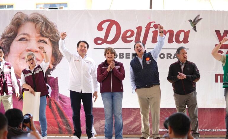 Asegura Delfina Gómez que combatirá las causas que generan la inseguridad y violencia en el Edoméx