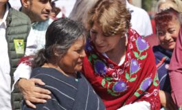 Combate frontal a la inseguridad que vive el Edoméx, plantea Delfina Gómez