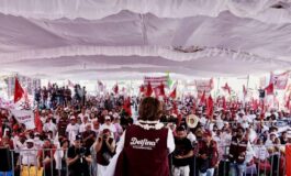 Este 4 de junio vamos a arrasar en las urnas y les vamos a dar una lección de dignidad a los que ya se van: Delfina Gómez