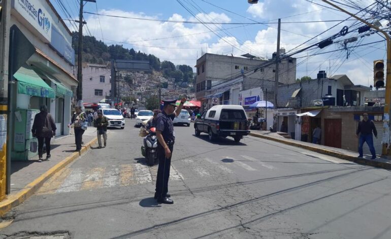 Ponen en marcha operativo Tianguis Seguro en Ocoyoacac