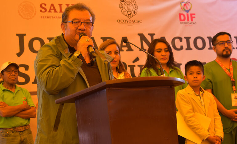 Con magna jornada, Ocoyoacac acerca servicios de salud a los grupos más vulnerables  