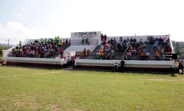 Nelly Rivera inaugura la primera Unidad Deportiva de Temoaya  