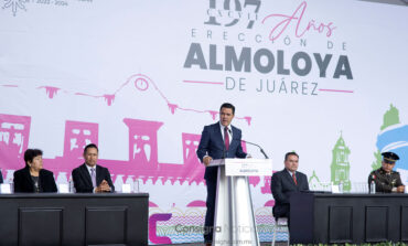 Pueblo y gobierno de Almoloya de Juárez celebran con orgullo el 197 aniversario de vida como municipio