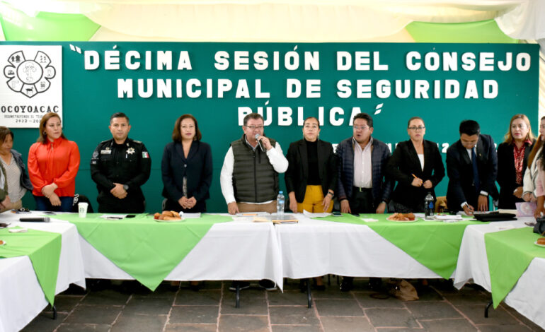 En Ocoyoacac se trabaja en el fortalecimiento de la seguridad pública