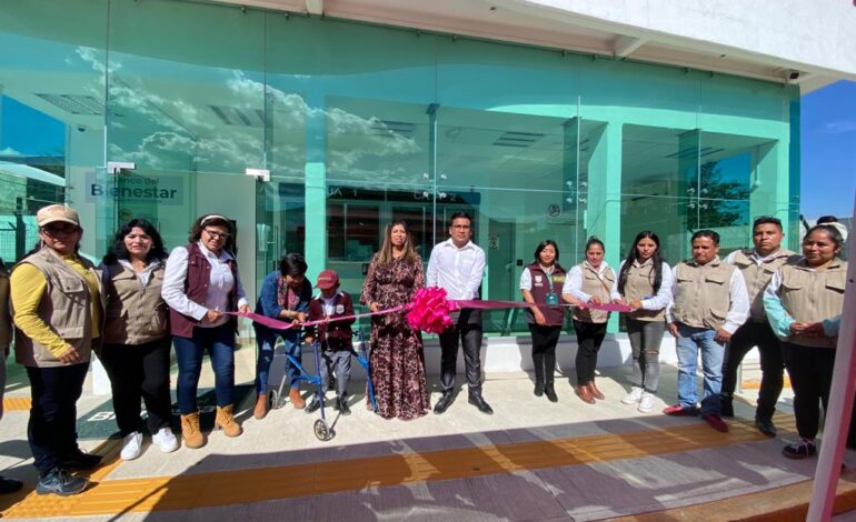 Aperturan dos sucursales del Banco del Bienestar en Temoaya