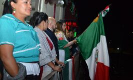 Alcaldesa de Temoaya encabeza la ceremonia del grito de independencia