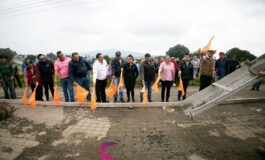 Alcaldesa de Villa Victoria inicia cinco obras de pavimentación y dos de electrificación