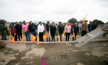 Alcaldesa de Villa Victoria inicia cinco obras de pavimentación y dos de electrificación