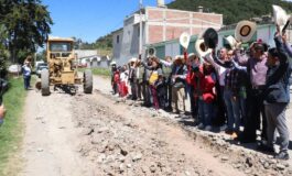 En Jiquipilco, la obra pública no se detiene 
