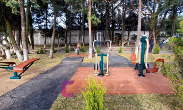 Con la finalidad de fomentar la prevención de la salud de los calimayenses, Oscar Hernández entrega gimnasio al aire libre 