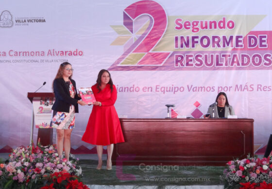 En Villa Victoria se consolida un gobierno moderno, capaz y responsable: María Luisa Carmona