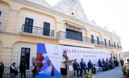 Encabeza Erika Sevilla conmemoración del Día de la Bandera