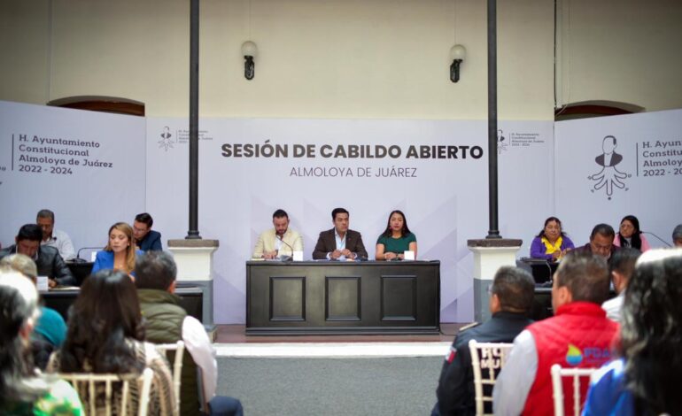 Continúan acciones para fortalecer la seguridad pública en Almoloya de Juárez