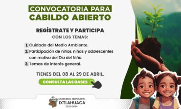 Convoca Gobierno de Ixtlahuaca a Cabildo Abierto para atender retos ambientales
