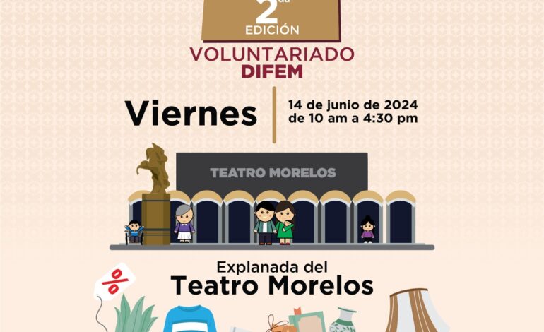 Invita DIFEM al Bazar “Manos amigas” en beneficio de los Centros de Asistencia Social y población vulnerable