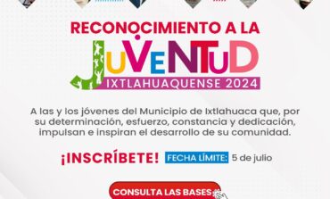 Emite gobierno de Ixtlahuaca convocatoria para reconocer a los jóvenes del municipio