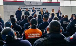 Anuncia Abuzeid Lozano aumento del 25 por ciento al salario de policías municipales 