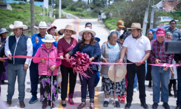 En Otzolotepec, el Gobierno de la Transformación continúa entregando obras