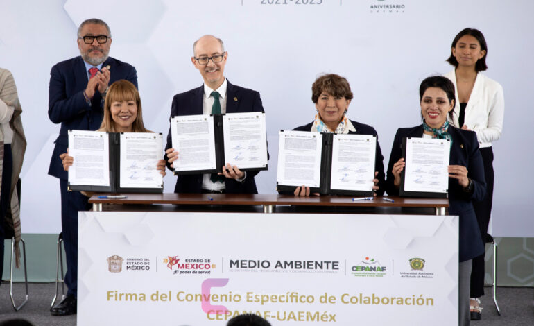 La Universidad Autónoma del Estado de México es pilar en la construcción de una sociedad más equitativa: Delfina Gómez