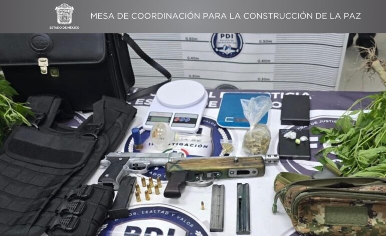 Aseguran tres inmuebles posiblemente relacionados con delitos contra la salud en el Estado de México