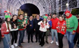 La alegría, las ilusiones y los buenos deseos llegaron al municipio de Lerma, como parte del Festival Navideño 2024