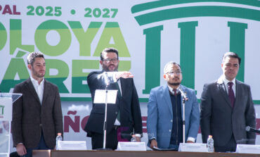Adolfo Solís rinde protesta como alcalde de Almoloya de Juárez