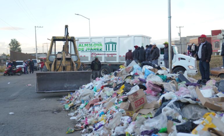 Retiran cerca de 120 toneladas de basura acumulada en Colinas del Sol y Geo Villas El Nevado