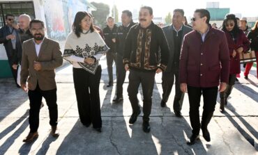 En Temoaya, entregan infraestructura educativa con una inversión de 40 millones de pesos