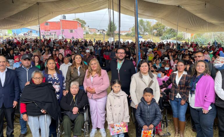 Anuncia Adolfo Solís entrega bimestral de Canastas Alimentarias en Almoloya de Juárez