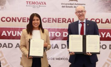 Firman Convenio para que universitarios realicen sus Prácticas Profesionales y Servicio Social en Temoaya