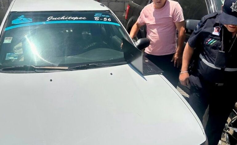Detiene Policía de Toluca a 4 personas por el delito de robo de vehículo