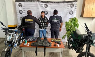 Golpe a la delincuencia organizada: cae jefe de “Los Pavos” en el Valle de Toluca