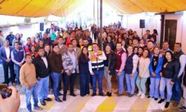 Alcalde de Lerma entrega Calles en San Pedro Tultepec