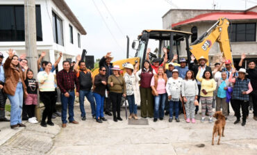 Berenice Carrillo inicia la construcción de red de agua potable con 2 km de longitud