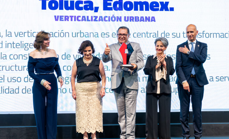 Premian a Toluca por su modelo de Ciudad Inteligente