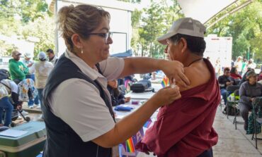 Intensifican en 88% vacunación contra sarampión, rubéola y parotiditis