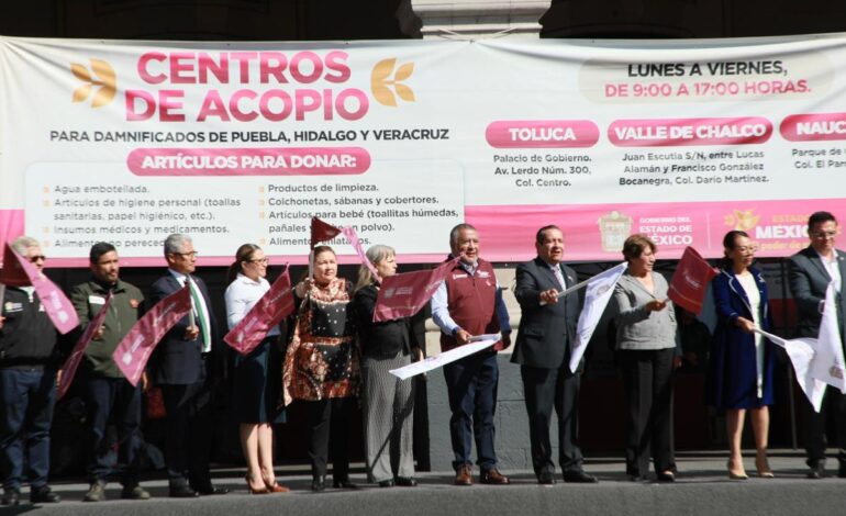 PJEdomex entrega 46 toneladas de esperanza para damnificados de Veracruz