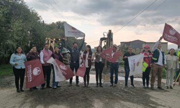 En Temoaya, inician obras de mejoramiento de imagen urbana por más de 20 mdp