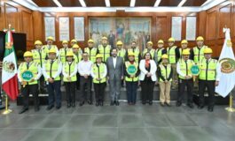 Entrega Jucopo equipo de protección civil a personal del Congreso