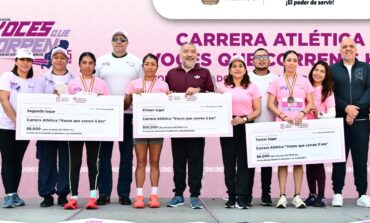 Mujeres corren, voces avanzan: Edoméx reúne a más de mil 800 en histórica carrera 5k