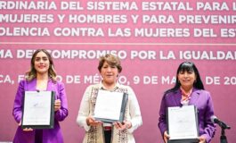Delfina Gómez y los 125 municipios firman pacto histórico para erradicar la violencia contra las mujeres