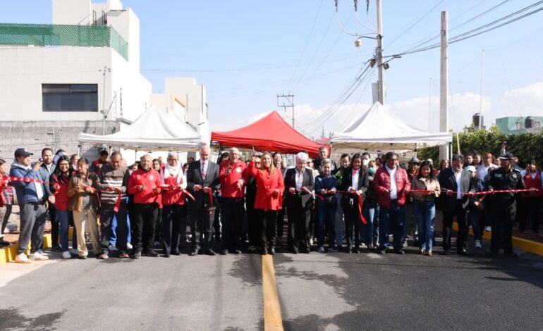 San Mateo Atenco acelera el desarrollo con vialidades nuevas y seguras