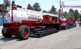Toluca arranca rehabilitación de Av. Gómez Farías con el “Diablo Dragón” de la pavimentación