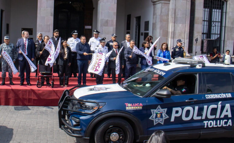 Toluca blinda sus calles con patrullas inteligentes; Ricardo Moreno despliega tecnología con reconocimiento facial y lectura de placas