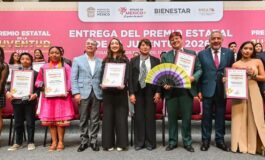 Delfina Gómez reconoce a jóvenes que ya transforman al Edoméx