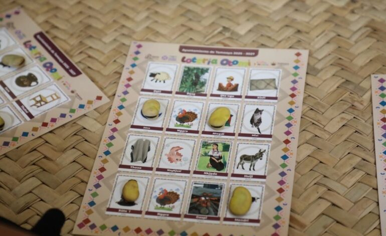 Lotería Otomí: jugar para aprender, aprender para preservar